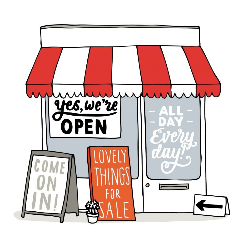 shop front colour
