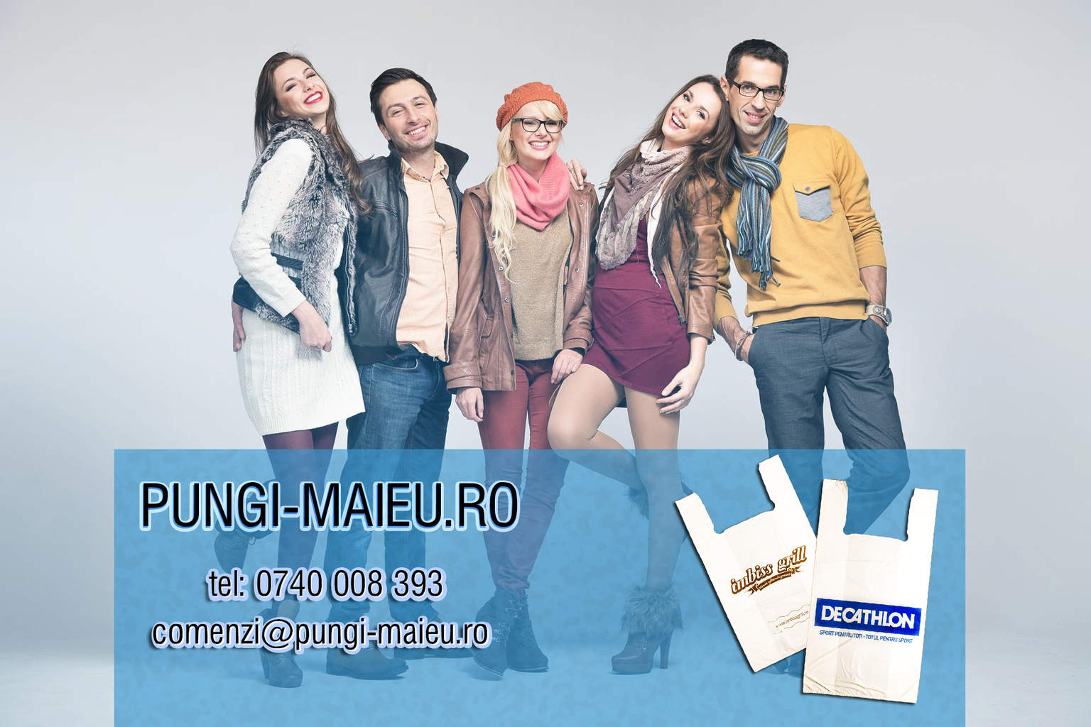 pungi plastic personalizate